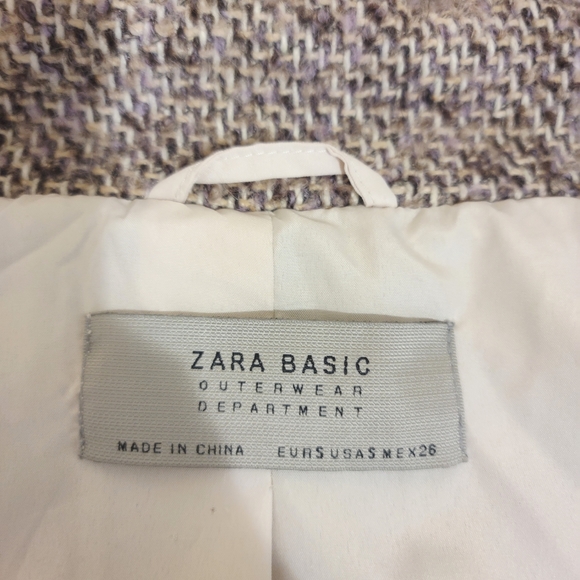 NWT Zara Wool Coat Jacket - Picture 11 of 11